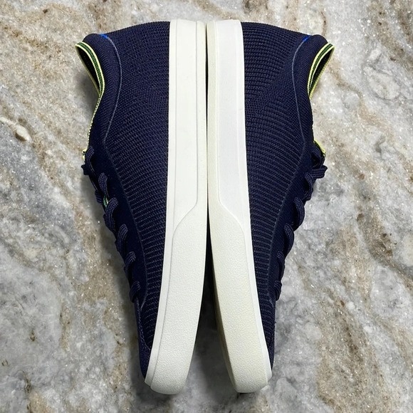 Rothy’s The Lace Up Sneaker in Navy Knit - Picture 9 of 16